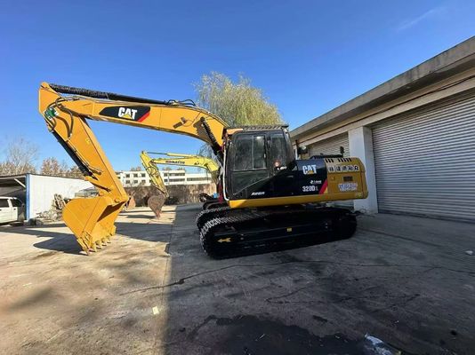 Желтый оригинальный японский экскаватор CAT 320D2 Caterpillar Crawler Excavator