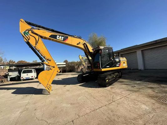 Желтый оригинальный японский экскаватор CAT 320D2 Caterpillar Crawler Excavator