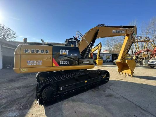 Желтый оригинальный японский экскаватор CAT 320D2 Caterpillar Crawler Excavator