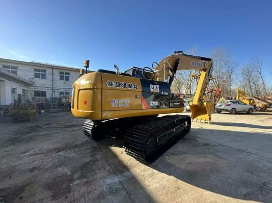 Желтый оригинальный японский экскаватор CAT 320D2 Caterpillar Crawler Excavator