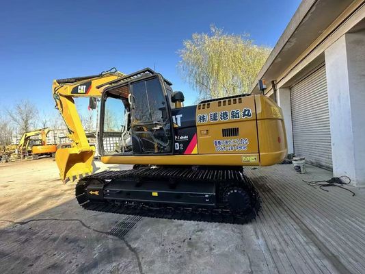 Желтый оригинальный японский экскаватор CAT 320D2 Caterpillar Crawler Excavator