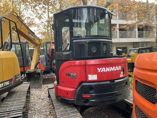 Оригинальная Япония Использованный Yanmar Vio55-5B мини экскаватор с двигателем EPA/Пользованный Kubota мини экскаватор для продажи