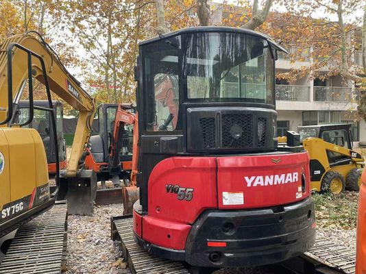 Оригинальная Япония Использованный Yanmar Vio55-5B мини экскаватор с двигателем EPA/Пользованный Kubota мини экскаватор для продажи