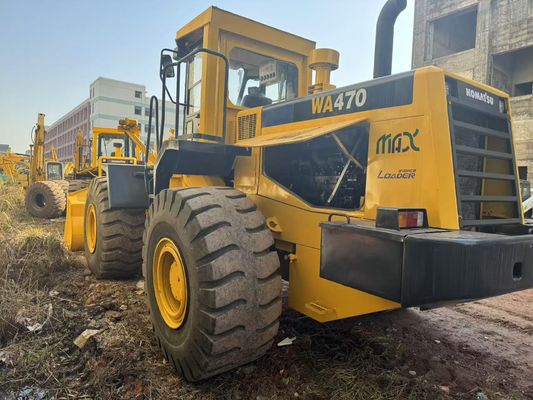 Переокрасить цвет WA470-3 Использованный Komatsu колесный погрузчик для строительства Ближний Восток