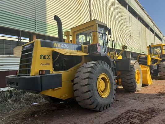 Переокрасить цвет WA470-3 Использованный Komatsu колесный погрузчик для строительства Ближний Восток