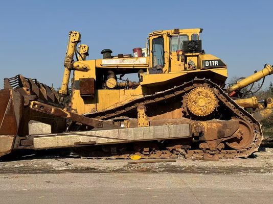 Оригинальный цвет использованный бульдозер Caterpillar D11R с гидравлическим разрывчиком