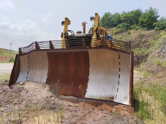 Оригинальный цвет использованный бульдозер Caterpillar D11R с гидравлическим разрывчиком