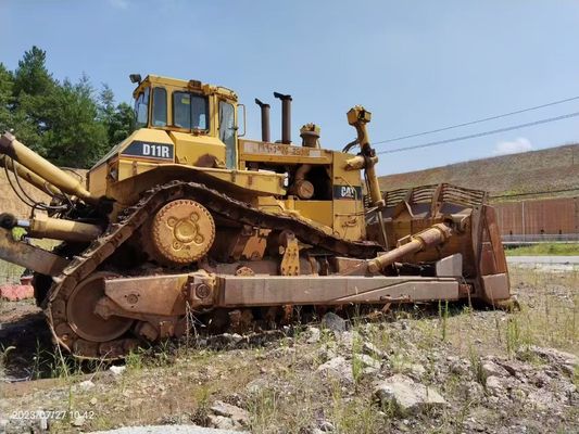 Оригинальный цвет использованный бульдозер Caterpillar D11R с гидравлическим разрывчиком