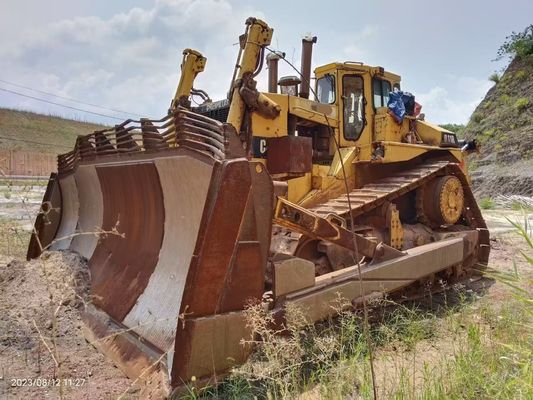 Оригинальный цвет использованный бульдозер Caterpillar D11R с гидравлическим разрывчиком