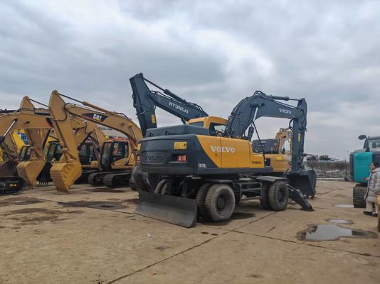 Использованный Volvo EW170BLC колесный экскаватор горячая продажа в Южной Америке