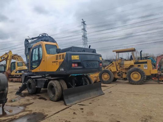 Использованный Volvo EW170BLC колесный экскаватор горячая продажа в Южной Америке