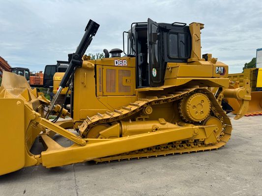 Оригинальный японский бульдозер Caterpillar D6R, бывший в употреблении, с гидравлическим рыхлителем, горячая распродажа