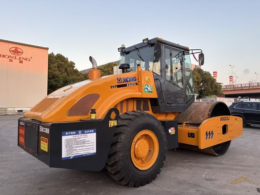 Использованный однобарабанный каток XCMG XS223J, простое управление и хорошее состояние