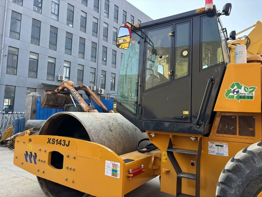 Использованный XCMG XS143J однобарабанный 14 тонн дорожный ролик в отличном состоянии