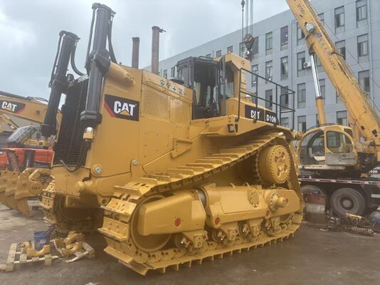 Оригинальный японский подержанный бульдозер CAT D10N с гидравлическим рыхлителем