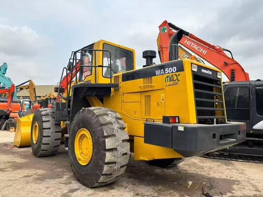 Перекрашенный колесный погрузчик Komatsu WA500-3 в отличном состоянии