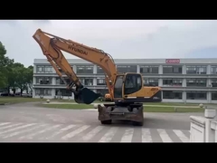Подержанный экскаватор Hyundai R150W-9 в отличном состоянии/подержанный экскаватор на колесах для продажи